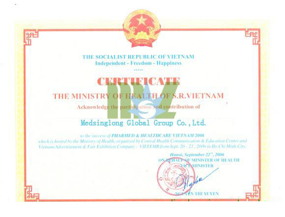 Vietnam Certificate
