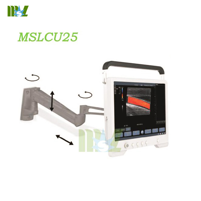 Touch screen color digital ultrasound MSLCU25 for sale