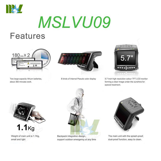 MSL medical veterinary ultrasound machine-MSLVU09