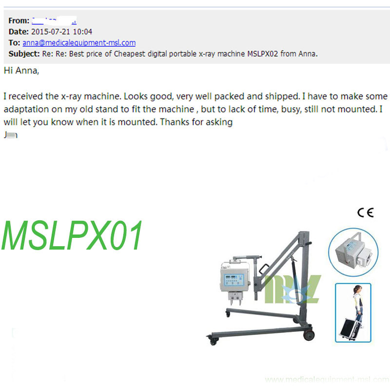 cheap X ray machine MSLPX01 Praises From Clients