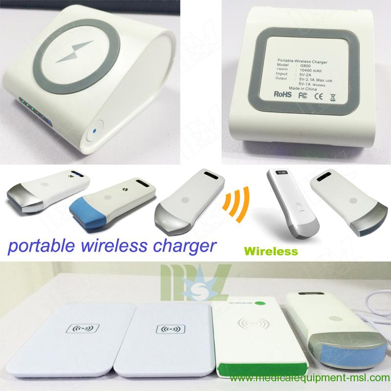 MSL portable wiredlees ultrasound machine charging